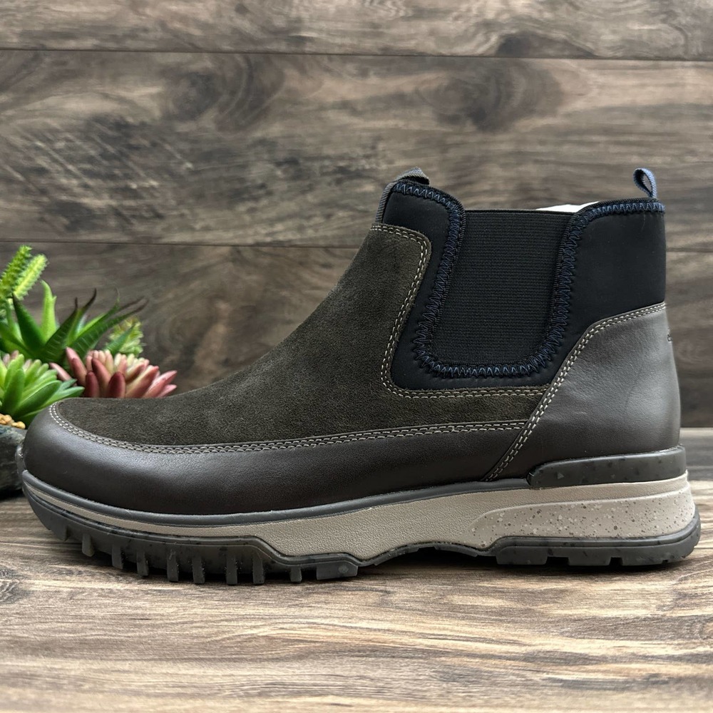 NIB Earth Elements 10.5M Skill Chukka Snow Winter Lug Sole Boots Suede Charcoal - Picture 5 of 11